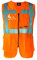 Korntex Executive Multifunctional Safety Vest Berlin Signal Orange L (KX802)