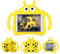 Tading Kids iPad Case, EVA Foam Shockproof Handle Stand Bumper Cover for iPad Mini 2, 3, 4, 5 - Cute Ladybug - Yellow