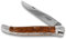 Forge De Laguiole Messer - 11 cm - Griff Thuja Thuya - Klinge 9 cm und Backen glänzend - Messer handgefertigt Frankreich