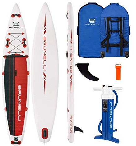 Brunelli 12.6 Premium SUP Touring iSUP Double Layer Surf-Board 381cm