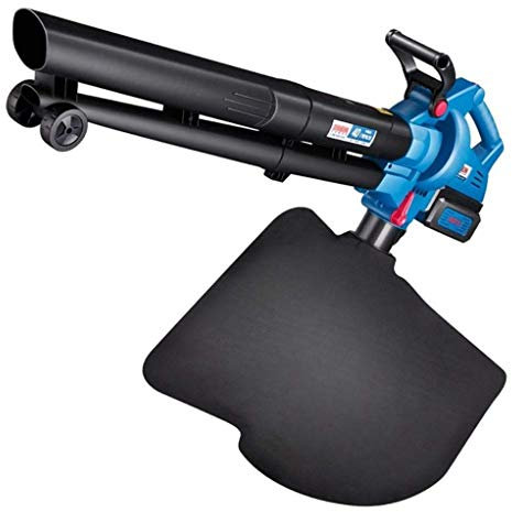Soffiatore Da Giardino, Soffiatore Elettrico 3-in-1 A 5 Velocità E Aspiratore E Trituratore Leggero Con Sacco Di Raccolta Della Polvere Da 45 Litri, 4.0ah Blower