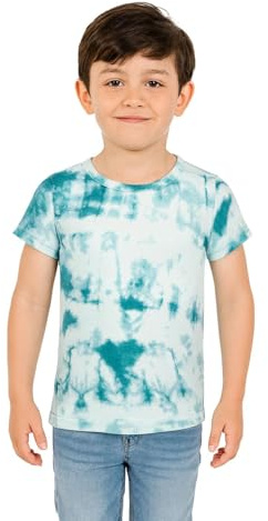 A2Z 4 Kids Tie Dye 250 T Shirt Teal 7-8