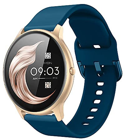 Kobmand Armband Für AGPTEK LW11,Bracelet de Montre de Rechange en Silicone de 22 mm Avec Seau pour AGPTEK (Modellnummer LW11) (bleu marin)