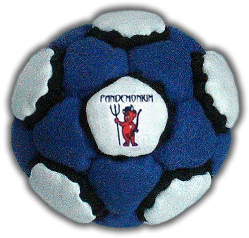 Footbag Morphling 44 Paneele Hacky Sack Pro Bag Pellets & Eisen Gewicht 60 g