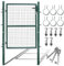 Ansobea Puerta de jardín Verde con Cerradura de 100 x 100 cm