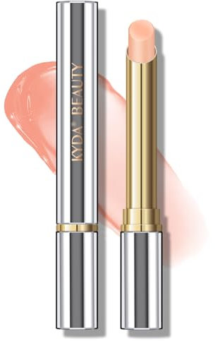 KYDA Tinted Lip Balm, Hydrating Sheer Formula Lip Balm, Natural Glossy Finish, Lasting Moisturizing Lip Care Balm for Dry Lips,Peach Candy