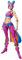 Cujoh Jolyne Figur Stone Free Anime Character Action Figure Modellstatue Desktop Ornamente Sammlerstücke Anime Geschenk 15cm
