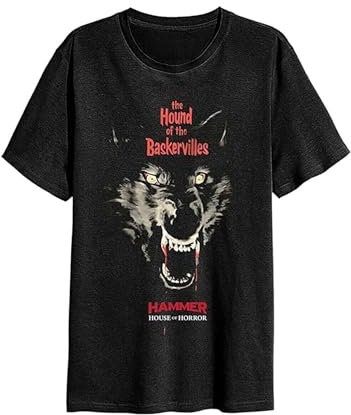 Hammer Horror 'Hound of The Baskervilles' Mens T Shirt - New Size XXL Black