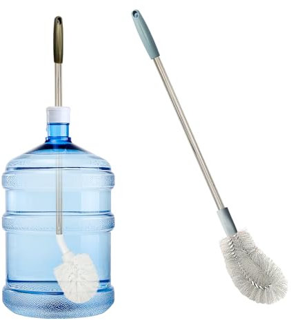 2-Pack Bucket Brush, Kettle Brush, Bottle Brush for Cleaning Extra Long Bottles, Gallon Jug Cleaner, Gallon Bottle Brush, Water Bottle Cleaner.