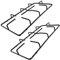 SPARES2GO Pan Support Burner Grate Stand Gas Hob Cooker Universal (Pack of 2, 475mm x 230mm)