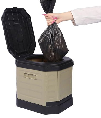Tragbare Toilette Faltbare Kompakte Toilette