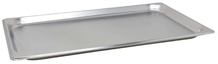 UNIQUE HOME LIVING Gastronorm Pan 1/1, Stainless Steel Food Container Gastronorm Tray 2cm Deep, Hot and Cold Food Storage Containers, Stackable 1/1 GN Catering Pan Without Lid, Rust-Resistant
