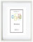CHELY INTERMARKET Marco con profundidad 30x40cm (Int 20x30cm) Blanco MOD 3503 madera con paspartu