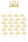 PRETYZOOM 25Pcs Eid Mubarak Kuchen Topper Ramadan Cupcake Topper Picks Islamischen Muslimischen Partei Kuchen Dekorationen