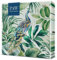 PAW - Servietten 3-lagig (33 x 33 cm) I 20 Stück I Perfekt für Geburtstage, Partys, Hochzeiten, Kommunion und Feiern I Papierservietten Bunt - Sommer, Pfau, Laub I Farbe: Peacock