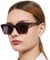 OCCI CHIARI Women's Sunglasses with Reading Glasses Lens, Stylish Square UV400 Sun Glasses, 1.5 Reading Glasses - Spring Hinge (Brown Tortoise)