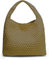 Jugsar Handtasche Damen, Groß PU Leder Gewebte Schultertasche Damen Groß Kapazität Mode Umhängetasche Shopper Tasche Damen mit Geldbörse（Olivgrün）