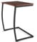 EDELWOOD® Design Echtholz 3 in 1 Beistelltisch, Sofatisch, Betttisch, Nachttisch, C-Form, Wohnzimmertisch, Kleiner Tisch 55 x 35 x 60 cm (BxTxH),