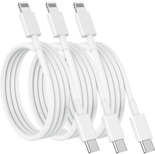 Cavo iPhone USB C Lightning 1M+1M+2M,3pac Apple MFi Certificato 20W Rapida Tipo C Caricatore Cavo Ricarica iPhone Originale Apple per iPhone 14 12 11 Pro Max Plus Mini,iPad