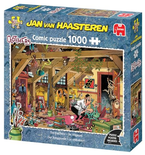Jan van Haasteren - Oldtimer - Der Junggeselle - 1000 Teile Puzzle - Puzzle für Erwachsene