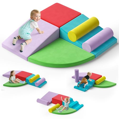 STYPLZ Schaumstoff Bausteine Kinder,Soft Play Softbausteine Klettern Riesenbausteine Motorik Großbausteine (JM-99885)