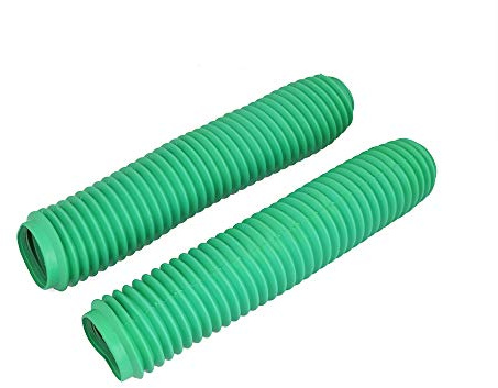 Fourche de Moto Soufflet de Fourche Avant Universel en Caoutchouc pour Moto, Compatible avec Honda, Yamaha, KTM, EXC, SX, XC, XCF, SXF, CR, CRF, YZ, DRZ(Green)