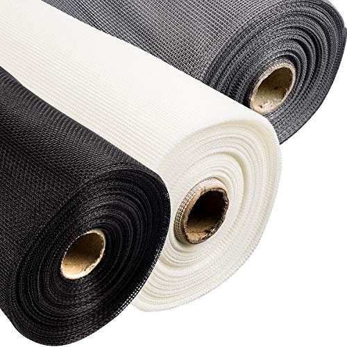 Stahlia Fliegengitter 120x1000cm SCHWARZ Fliegennetz Balkontür Fliegengitter Fenster Insektenschutz Fenstergitter Fliegengitter Tür Dachfenster Fiberglasgewebe