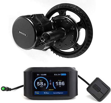 Bafang 250W Mid Drive BBS01B 36V Ebike Mid Motor Conversion Kit With Battery Included optional 10Ah/17.4Ah LCD Display And Charger