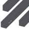 Aluminium Winkel Aluwinkel Alu Winkelprofil Anthrazit Pulverbeschichtet RAL 7016 (20x10x2 mm - 1500 mm)