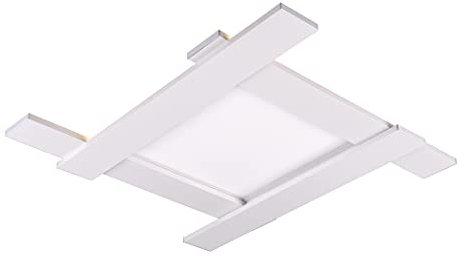 Trio Leuchten LED Deckenleuchte Belfast 675510531, Metall Weiß matt, inkl. 4x 3.5 + 18 Watt LED, Switch Dimmer
