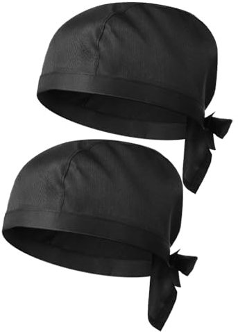 2 Stück Kochmütze Unisex Kochmütze,Kochmütze Herren Kochmütze Damen Chef Kochmützen Erwachsene Chefkoch Mütze Verstellbar Professionel Küchenuniform für Herren Frauen Restaurant Kochen BBQ Backen