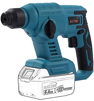 KATSU FIT-BAT 21V Cordless SDS Rotary Hammer Drill 22mm Without Batteries (Body Only) 102383