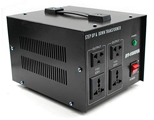 Spannungswandler 110V ⇋ 230V 1000W Ringkern Transformator Step Up Down Converter USA EU Adapter Voltage Trafo (1000W)