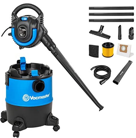 Vacmaster VBVB1223PF Secco e bagnato, Aspirapolvere liquidi e Solidi,1200W 23L,Soffiatore Estraibile,per Casa, Auto e Giardino