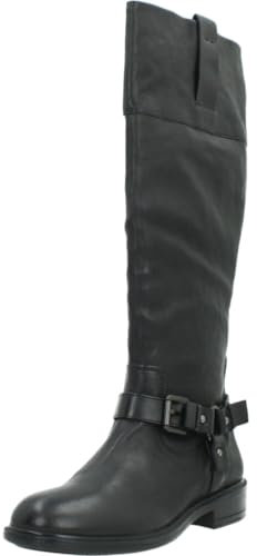 Geox D Catria C, Stivali Donna, Nero (Black), 36.5 EU