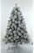 PLUS HOME Árbol de Navidad nevado con Base Soporte metálica tamaño180Cm(180Puntas) Pino Verde con un Nieve Blanco