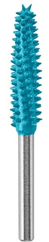 Dremel Max High Performance Power Carving Bit (9952), materiale acciaio inossidabile, 6,35 mm di larghezza cono per intagliare fori profondi in legno, plastica, schiuma EVA e gomma. Parte della