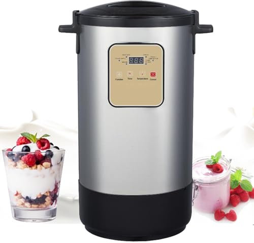 Quixnova Máquina para Hacer Yogur de 18 litros - Máquina de fermentación automática Yogurt Natto Vino Fruta Vinagre con Control de Temperatura y Tiempo para Uso Comercial en el hogar