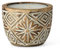 Karmagonia Vela de madera hecha a mano en estilo boho – Vela rústica de madera suar sostenible – Vela decorativa para salón, balcón y baño, vela boho en cuenco de madera