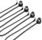 CME TRS Cavo MIDI 4-Pezzi - Cavo da TRS tipo A (3,5mm - 1/8) a DIN a 5 pin, 1FT / 30CM, basso profilo - spine ultrasottili, ad angolo retto, per ambienti compatti, ideali per synth e pedaliere