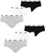 PUMA Damen Unterwäsche Unterhose Pantys Slips Iconic Hipsters 6er Pack, Farbe:Mehrfarbig, Wäschegröße:XL, Artikel:-015 White/Grey/Black
