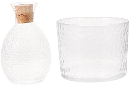 Cabilock Vino De Martillado Decantador De Sake para Servir De Sake Japonés Contenedor De Hielo Accesorios para De Vidrio