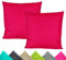 JACK 2er Set 40x40cm Outdoor Kissenhülle Kissenbezug Wasserfest Sitzkissen Lounge Kissen Garten Stuhl Lotus Effekt, Farbe:Himbeere