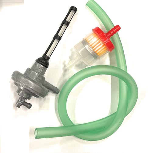 Rubinetto benzina Depressione realizzato per Piaggio Vespa Et2 Et4 Liberty Typhoon Sfera Zip Ngr F10 F12 con Tubo carburante e Filtro
