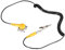 sourcing map Cable de puesta a tierra anti-estático ESD de Cuerda enrollada con pinza de garra de cocodrilo, Cable de PU