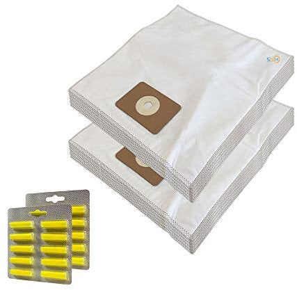MohMus SET 20 Air Fresheners + 20 Microfiber Vacuum Cleaner Dust Bags For NUMATIC Henry HVR 200, NVM 2 C, James NVR 225, PVT-220A, HVR200, NVQ-204, NRV 380-22, SM 135