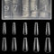 ASENTER Capsule Americaine Ongle Gel X Faux Ongles Transparente 500 Pièces Acrylique Ongles Avec Boîte