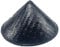 UIEHBCV Traditioneller Chinesischer Stil Bambuswebe Hut Cosplay Orientalische Kopfwege Requisite Schatten Strohkappen Hut, Schwarz, 36cm/14.17in