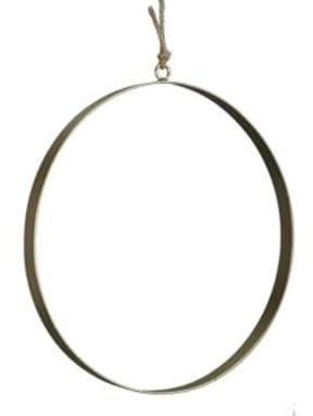 20cm Metallring zum Dekorieren und Basteln 2cm breit goldfarben Weihnachtsdeko Türkranz Weihnachten Deko Baumschmuck Anhänger Metallframe Metallrahmen Hänger