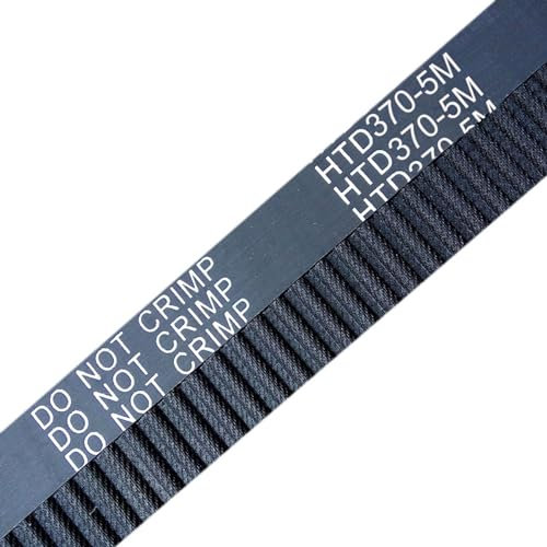 Pangyoo HTD5M Zahnriemen 370-5M-18 Zähne 74 Länge 370mm Breite 18mm 15mm 20mm 5M Zahnriemen Gummi geschlossener Riemen 370 HTD 5M Riemenscheibe (Size : Width 18mm)